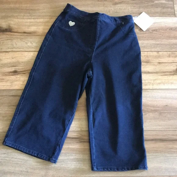 Premium Denim Crop Jeans NWT! Quacker Factory “Dream Jeannes” Size S - Picture 11 of 12